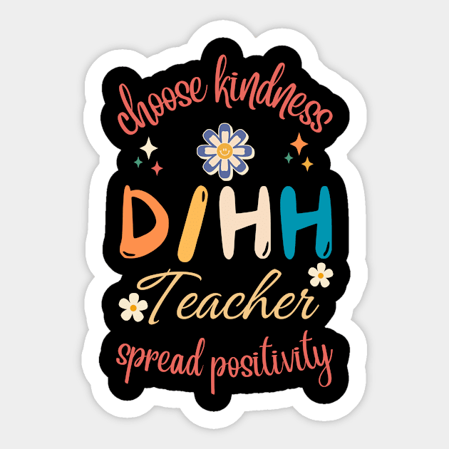 Deaf Hard of Hearing ASL SPED School D/HH Teacher Sticker by The WYLD Tribe